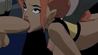 Justice League Hentai – Two chicks for Batman dick