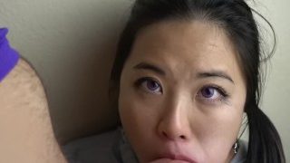 Purple Eyes Asian EPIC pov FACEFUCKING @SukiSukiGirl