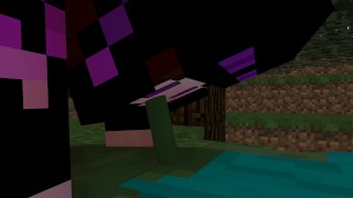 Minecraft Endie finds a Zombie [Endie X Zombie]