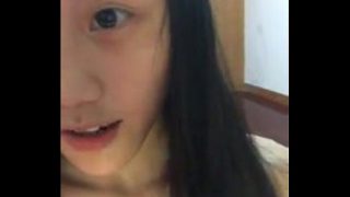 5743342 cute chinese girl selfie