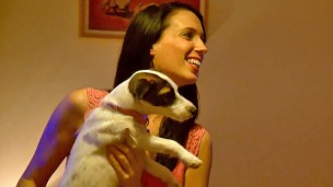 British MILF with boyfriend filmed at home