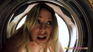 Step Mom is Stuck in the Dryer and Fucked by her Son – Nikki Brooks