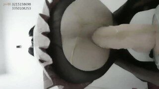 穿黑丝小短裙肛交