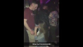 PUBLIC SEX – Streaming a blowjob for all the world to see (looks staged)