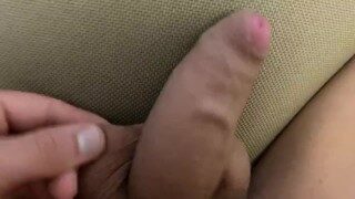 Torture his huge cock