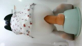 隔着白丝插入肛交