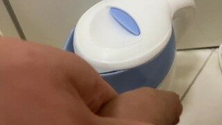 Kitchen cock masturbate