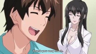 Hentai slut GirlFriend with huge boobs cum on boyfriend