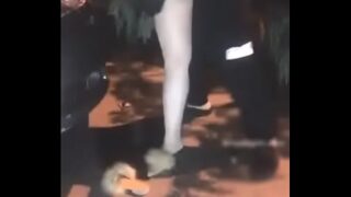 Chinese bitch fucking on road 3