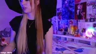 WITCHY STRIP TEASE! – INDIGO WHITE