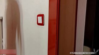 Upskirt: Housewife In A Short Red Dress Takes Off Smelly Socks To Wash Her Feet In The Washbasin – Foot Fetish