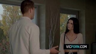 Hot secretary Simon Kitty have sex with her boss to relieve stress