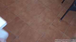 FULL ON FUCKING PUBLIC VIEW ON VERANDA!