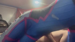 Cosplay: DVA gets fucked by daddy( unedited vid on only fans thustin69)